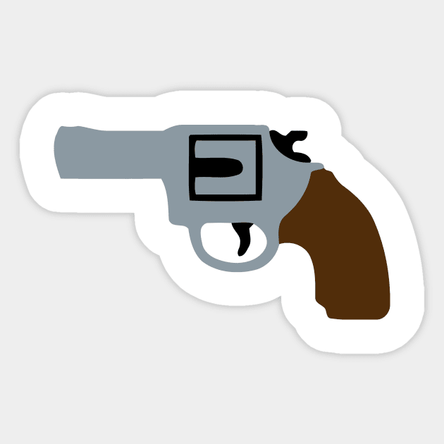 Magnum Gun (Handgun) Emoticon Sticker by AnotherOne